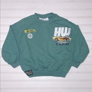 ZARA x HOT WHEELS VGUC Speed Team Racing Speedway Crewneck Sweatshirt